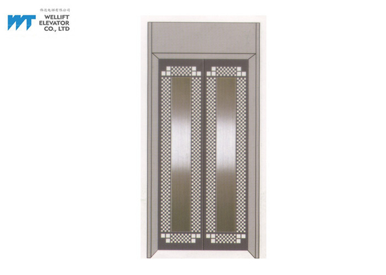 Diseño simple del elevador de la elevación del pasajero, sistema de control decorativo de la CA VVVF de las puertas del elevador