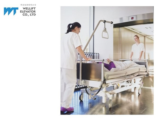 Velocidad clasificada modificada para requisitos particulares lateral grande de la puerta de abertura de hospital del elevador considerado confiable de la cama